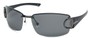 Angle of SW Polarized Style #207 in Grey, Women's and Men's  