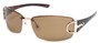 Angle of SW Polarized Style #207 in Gold , Women's and Men's  