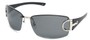 Angle of SW Polarized Style #207 in Silver , Women's and Men's  