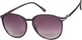 Angle of Golden Gate #4791 in Purple/Black Frame with Smoke Lenses, Women's and Men's Retro Square Sunglasses