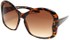Angle of SW Animal Print Sunglasses #3780 in Tortoise Frame, Women's and Men's  