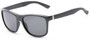 Angle of Revere #3946 in Grey Frame with Grey Lenses, Men's Retro Square Sunglasses