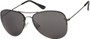 Angle of SW Rimless Aviator Style #89 in Grey Frame with Smoke Lenses, Women's and Men's  