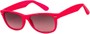 Angle of SW Neon Retro Style #1610 in Neon Pink Frame, Women's and Men's  