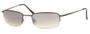 Angle of Olympus #471 in Grey Frame with Smoke Green Lenses, Women's and Men's Retro Square Sunglasses