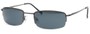 Angle of Olympus #471 in Grey Frame with Smoke Grey Lenses, Women's and Men's Retro Square Sunglasses
