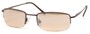 Angle of Olympus #471 in Bronze Frame, Women's and Men's Retro Square Sunglasses