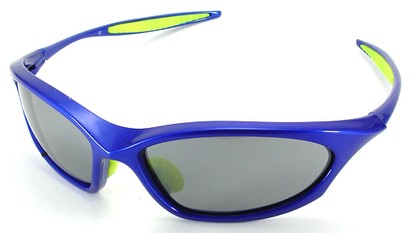 Angle of SW Sport Style #3435 TR90 Frame in Blue Frame, Women's and Men's  