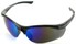 Angle of SW Sport Style #1948 in Black Frame with Blue Lenses, Women's and Men's  