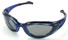 Angle of SW Shatterproof Goggles Style #9887 in Blue Frame, Women's and Men's  