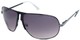 Angle of SW Aviator Style #1178 in Black and White Frame, Women's and Men's  