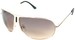 Angle of SW Aviator Style #1178 in Gold and Black Frame, Women's and Men's  
