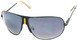 Angle of SW Aviator Style #1178 in Black and Yellow Frame, Women's and Men's  
