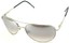 Angle of Columbus #242 in Silver Frame with Smoke Lenses, Women's and Men's Aviator Sunglasses