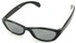 Angle of SW Kid's Style #9150 in Black Sunglasses, Women's and Men's  