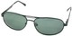 Angle of SW Polarized Aviator Style #221 in Black Frame, Women's and Men's  