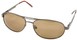 Angle of SW Polarized Aviator Style #221 in Brown Frame, Women's and Men's  