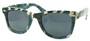 Angle of SW Retro Camouflage Style #1607 in Hunter and Blue Frame, Women's and Men's  