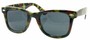 Angle of SW Retro Camouflage Style #1607 in Lime and Red Frame, Women's and Men's  