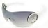 Angle of SW Rimless Shield Style #121 in Silver and White Frame, Women's and Men's  