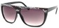 Angle of SW Snake Print Style #8817 in Black Frame, Women's and Men's  