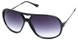 Angle of SW Aviator Style #540433 in Black with Black, Women's and Men's  
