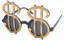Angle of SW Novelty Sunglasses #540282 in Gold, Women's and Men's  