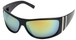 Angle of SW Sport Style #5402 in Black Frame with Yellow Mirrored Lenses, Women's and Men's  