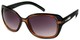 Angle of SW Oversized Style #1005 in Black and Brown Frame, Women's and Men's  
