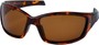 Angle of Houston #2525 in Brown Tortoise Frame, Women's and Men's Square Sunglasses