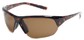 Angle of SW Polarized Sport Style #8790 in Brown Tortoise Frame with Amber Lenses, Women's and Men's  