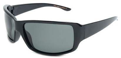 Angle of SW Polarized Style #517 in Black Frame, Women's and Men's  