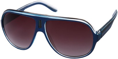 Angle of SW Retro Aviator Style #1719 in Blue/Black Frame, Women's and Men's  