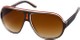 Angle of SW Retro Aviator Style #1719 in Brown/Red/Blue Frame, Women's and Men's  