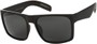 Angle of Razorback #5590 in Glossy Black Frame with Smoke Lenses, Men's Select... Sunglasses