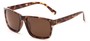 Angle of Hardy #4094 in Tortoise Frame with Amber Lenses, Women's and Men's Retro Square Sunglasses