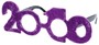 Angle of SW Novelty Sunglasses #541619 in Purple, Women's and Men's  