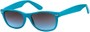 Angle of SW Neon Retro Style #1610 in Neon Blue Frame, Women's and Men's  