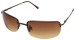 Angle of Mediterranean #6021 in Bronze Frame, Women's and Men's Square Sunglasses