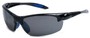 Angle of SW Sport Style #9705 in Black and Blue Frame, Women's and Men's  