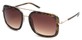 Angle of SW Retro Aviator Style #8590 in Tortoise Frame with Amber Lenses, Women's and Men's  