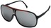 Angle of SW Celebrity Aviator Style #9920 in Black and Red Frame with Mirrored Lenses, Women's and Men's  
