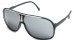 Angle of SW Celebrity Aviator Style #9920 in Black and Silver Frame with Mirrored Lenses, Women's and Men's  