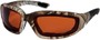 Angle of Abyss #54585 in Tan Camo with Amber Lenses, Women's and Men's Sport & Wrap-Around Sunglasses