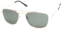 Angle of SW Polarized Aviator Style #753 in Gold Frame with Green Lenses, Women's and Men's  