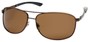 Angle of Archer #8309 in Bronze Frame, Men's Aviator Sunglasses