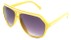 Angle of SW Aviator Style #1351 in Yellow with White, Women's and Men's  
