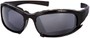 Angle of Acadia #487 in Black Frame, Women's and Men's Sport & Wrap-Around Sunglasses