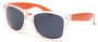 Angle of Neon in Neon Orange/Clear Frame, Women's and Men's  