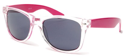 Angle of Neon in Neon Pink/Clear Frame, Women's and Men's  